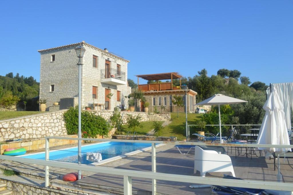 Villas Panorama Apolpaina Lefkas エクステリア 写真